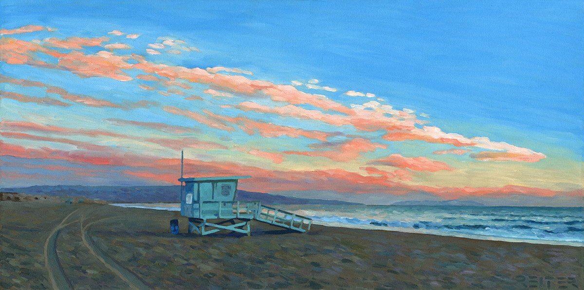 Image of oil painting titled Twilight